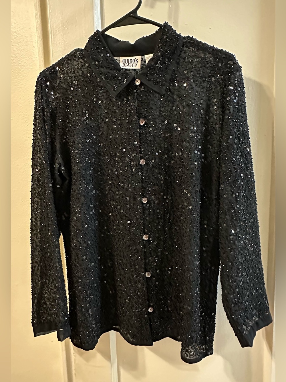 Chico’s Vintage Beaded Blouse